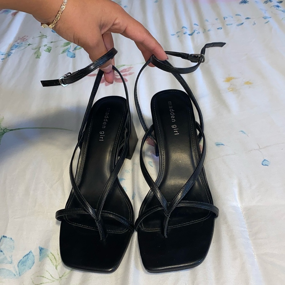Black Lacy Madden Girl Heels
